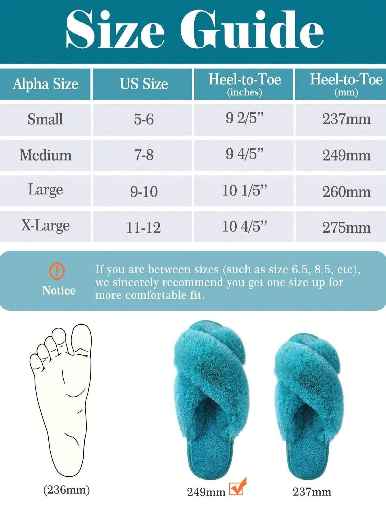 2Pair Womens Fuzzy Fluffy Slippers - Cozy, Soft, Comfy, Relax Fluffy Slippers, Cross Band, Open Toe, Non-Slip Womens Slippers, Indoor and Outdoor Fluffy Slippers, Fuzzy Slippers