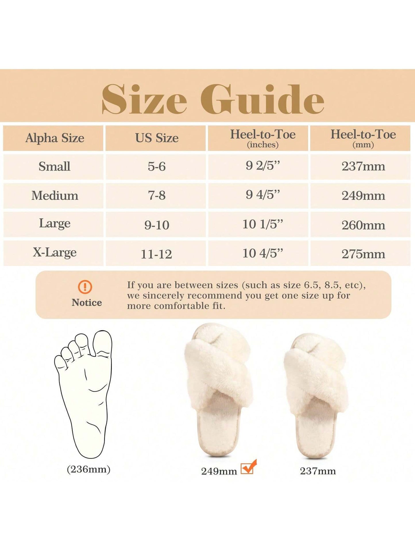 2Pair Womens Fuzzy Fluffy Slippers - Cozy, Soft, Comfy, Relax Fluffy Slippers, Cross Band, Open Toe, Non-Slip Womens Slippers, Indoor and Outdoor Fluffy Slippers, Fuzzy Slippers