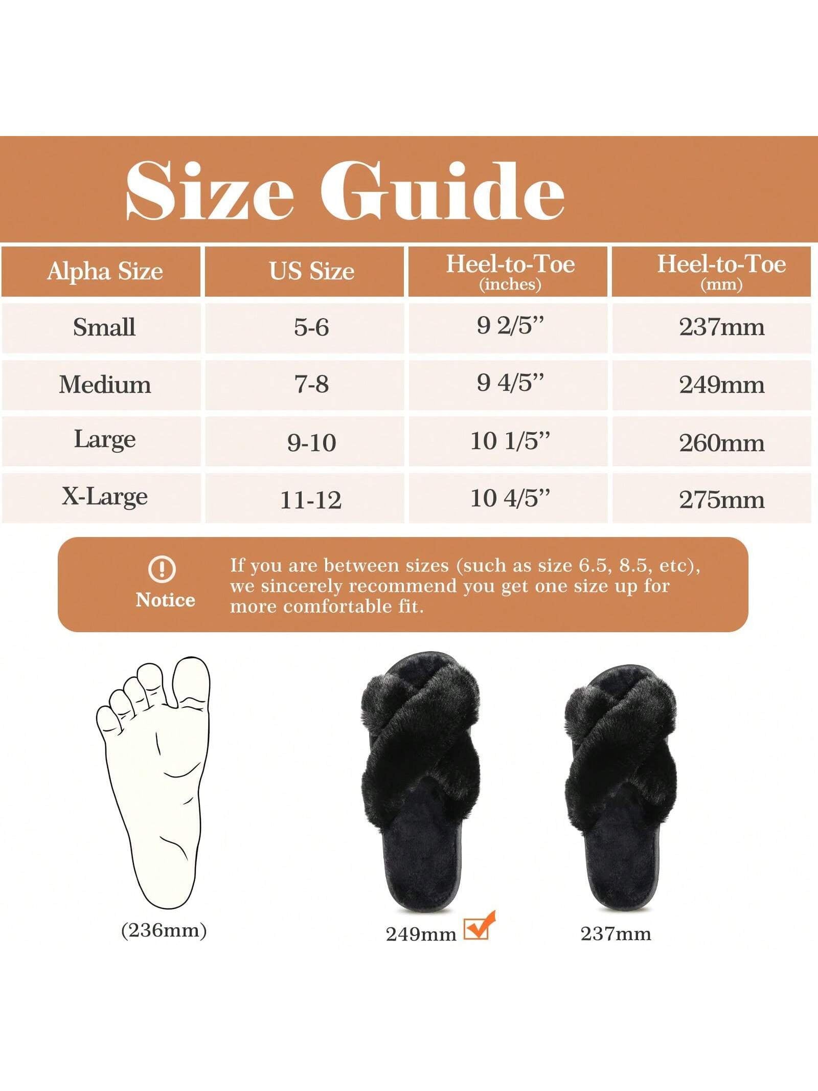 2Pair Womens Fuzzy Fluffy Slippers - Cozy, Soft, Comfy, Relax Fluffy Slippers, Cross Band, Open Toe, Non-Slip Womens Slippers, Indoor and Outdoor Fluffy Slippers, Fuzzy Slippers