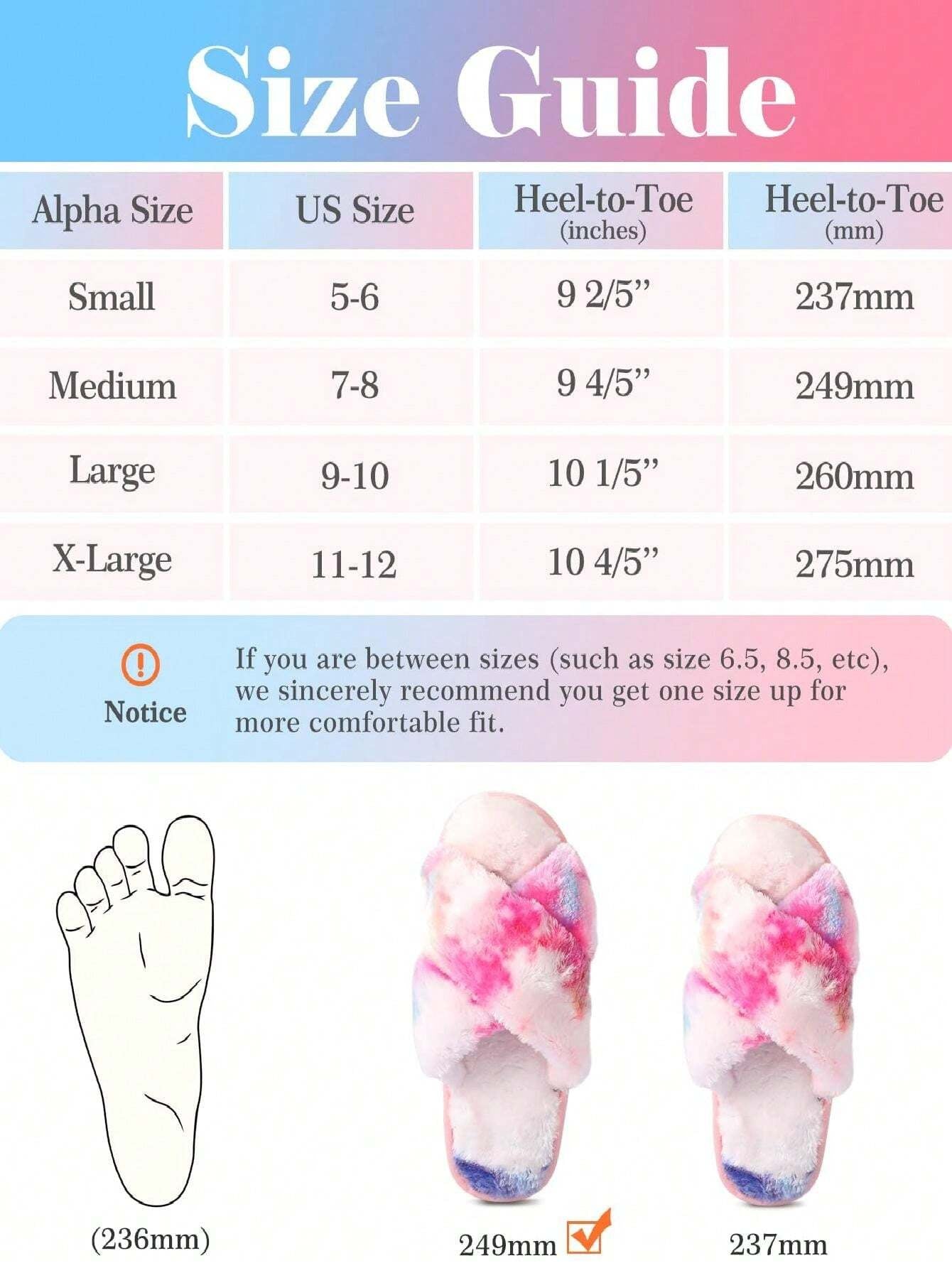 2Pair Womens Fuzzy Fluffy Slippers - Cozy, Soft, Comfy, Relax Fluffy Slippers, Cross Band, Open Toe, Non-Slip Womens Slippers, Indoor and Outdoor Fluffy Slippers, Fuzzy Slippers